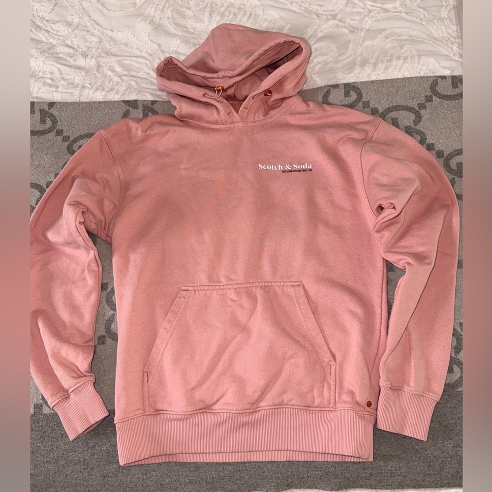 Scotch & Soda Dusty Pink Crewneck Hoodie - Picture 2 of 12